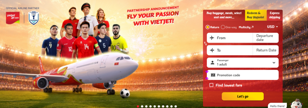 Visit the Official VietJet Air Website